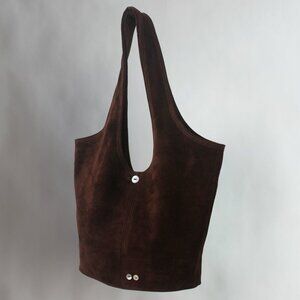 Cleo Bag by Cleo Camp in chocolate suede